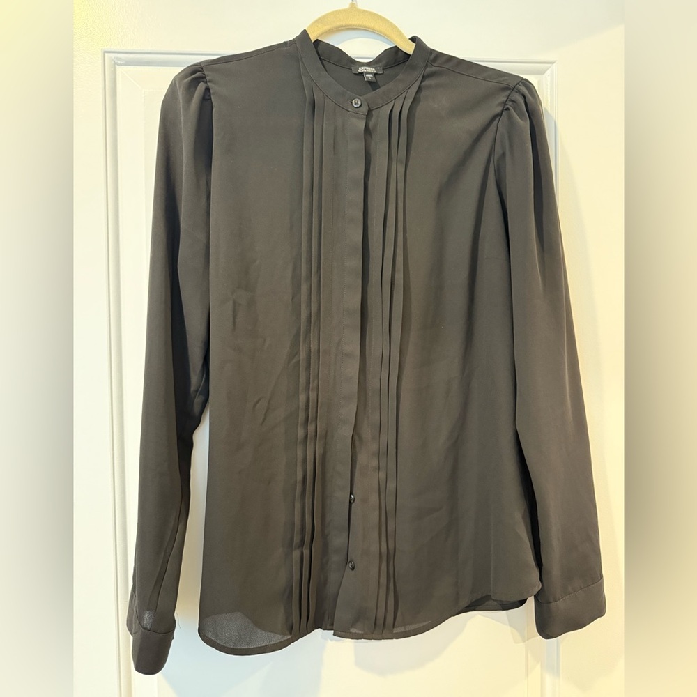 Express Charcoal Button Down Shirt